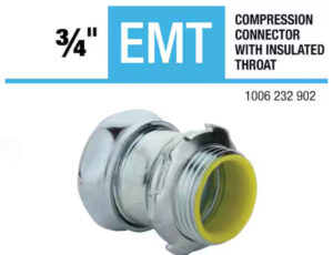 3/4" EMT Compression Connector